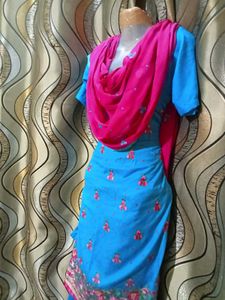 Blue Wedding Suit( Without Duppatta)