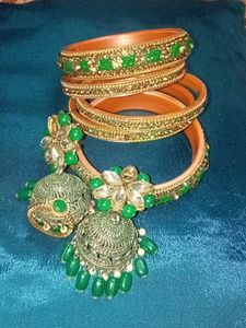Bangles Rings And Earing Set