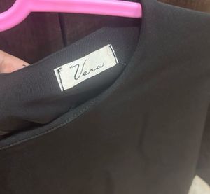 Chic Black Tie Sleeve Top