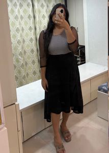 Chic Black & White Dress