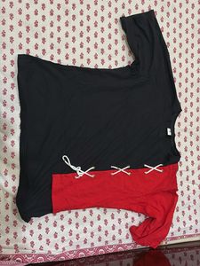 Red & Black Top