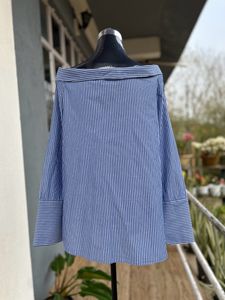 ZARA off shoulder Strip Shirt Top