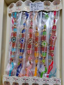 Set of 12 Manvi Sajjan Rakhi Bracelets