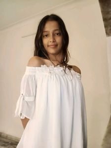 White Flowerey Top