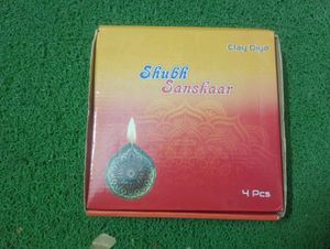SHUBH SANSKAR Decorative Diwali Diyas