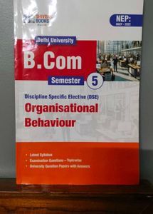 Organisational Behaviour BCom Hons /Program