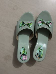 Floral Wedge Heels