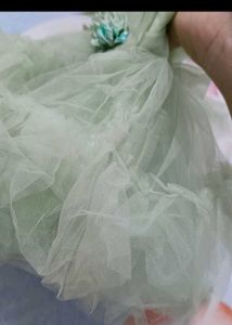 Mint Green Tulle Flower Girl Dress - 6 Month Baby