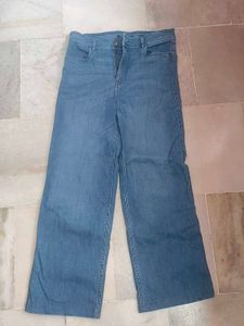 Wide Leg Denim Jeans