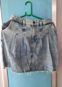 Denim short skirt🌼