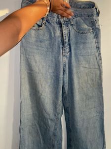 Denim Blue Jeans In Waist 28