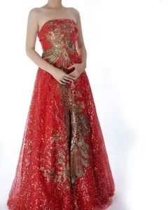 Red gown