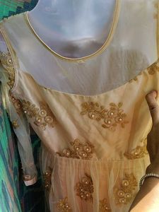 Elegant Ethnic Gown With Side Zip