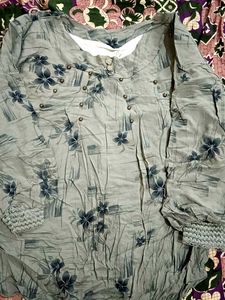 Floral Print Kurta