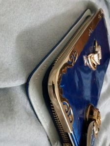 Blue Hand Purse