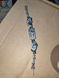 Sliver Bracelet Little Peacock On Sides