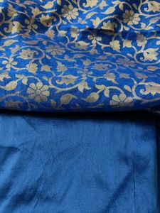 Royal Blue Dress Material
