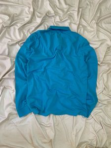 Burberry Brit Blue Long Sleeve Polo