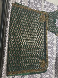 Green Partywear Saree