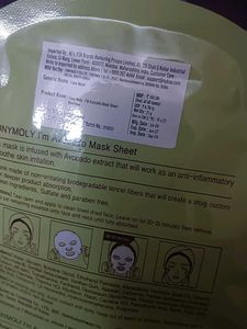 Tony Moly Face Mask Sheet