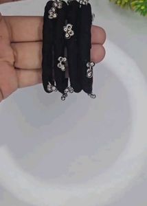 Black Beaded Bracelet