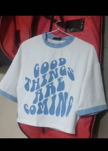 White Croptshirt