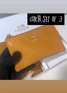 Coach 3pc Wallet Combo