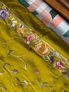 Pure Crepe Parsi Gara Saree