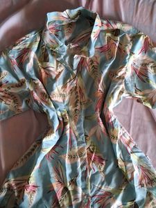 Floral Hawaiian Print Shirt