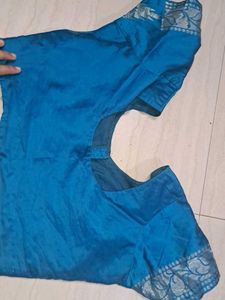 Peacok Blue Blouse