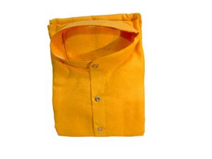 Traditional Men&#39;s Yellow Kurta