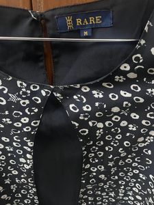 Rare Black Printed Top