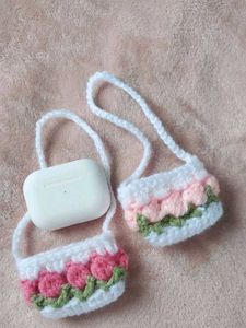 Crochet Floral Airpod Case