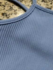 Cute Blue Crop Top