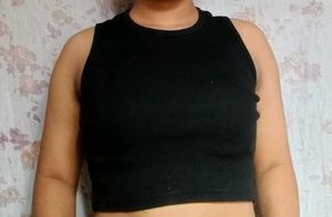 Black Sleeveless Top