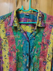 Multi Color translucent Shirt For Women