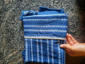 Aurelia Blue Printed Kurta