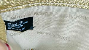 Michael Kors Pale Gold Continental Leather Wallet