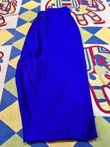 Blue Dupatta With Laggi