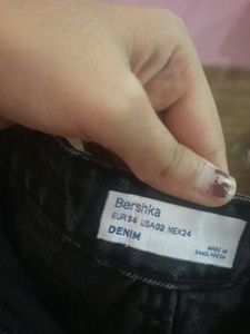 Bershka Black Shorts