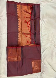 Elegant Maroon Saree