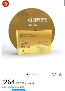 Aroma Magic Gold And silver Facial Kit combo