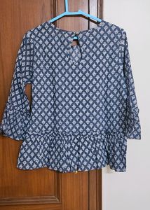 Never used pure cotton blue kurta