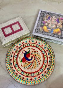 Set Of 3 Dry Fruit Plates