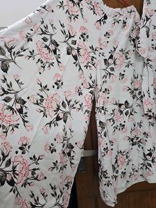 Floral Print Dress &amp; Top Set