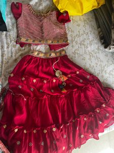 Red Lehenga Choli Set