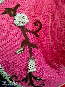 Designed Dark Pink Hat