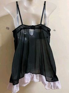 Black Lace Babydoll