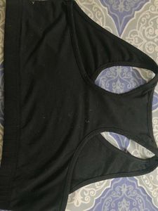 Black Sports Bra