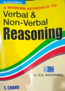 S. Chand Verbal And Non-verbal Reasoning Book